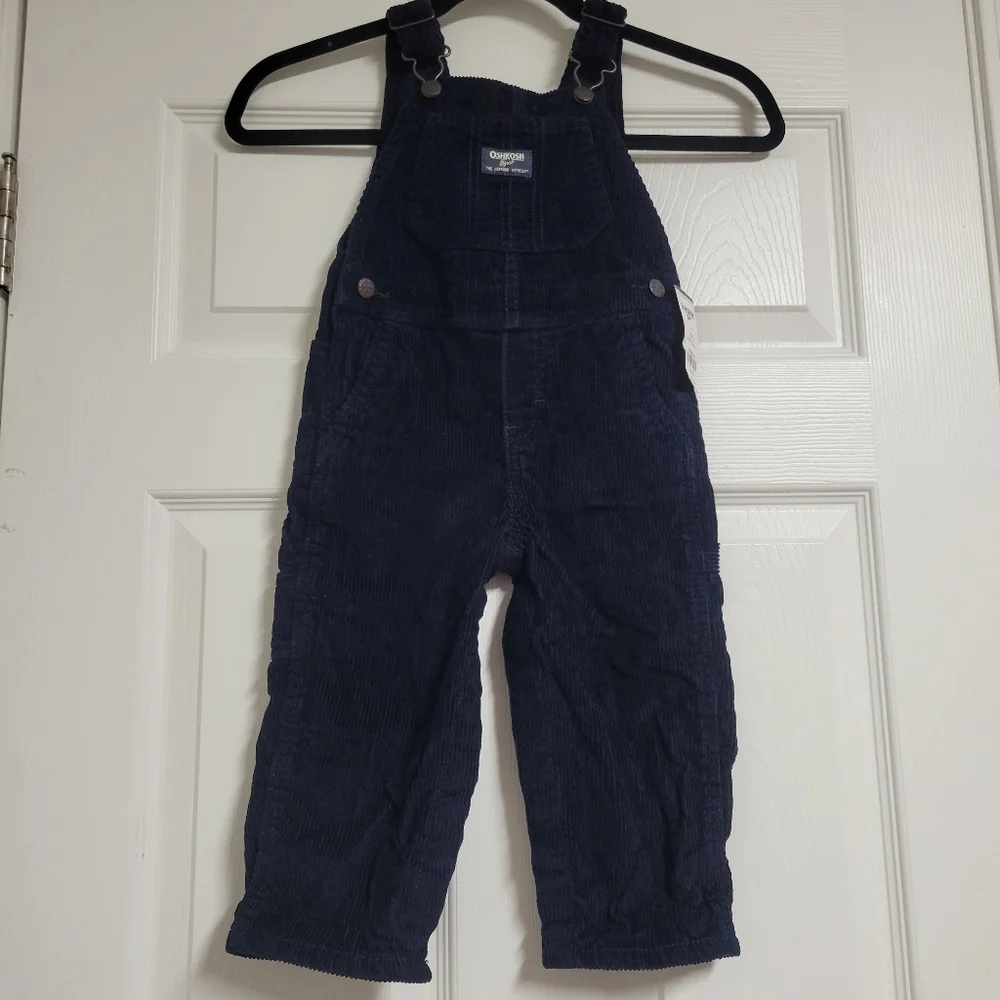 Oshkosh B'gosh NWT Corduroy Baby Overall 24 Months.